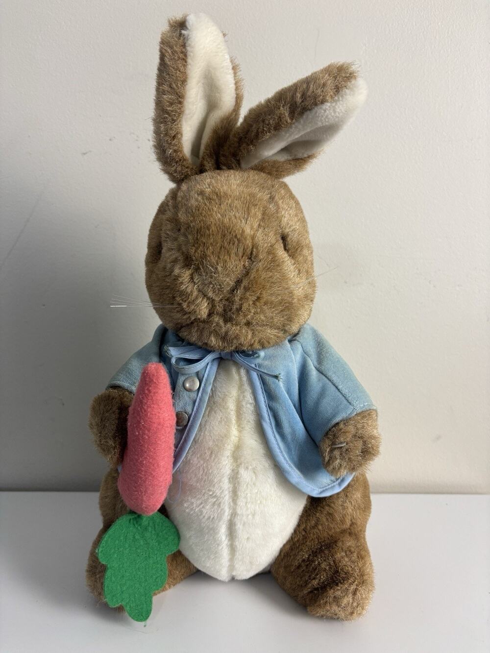 Vtg 90s Eden Toys Peter Rabbit Plush 16” Frederick Warne Beatrix Potter Korea